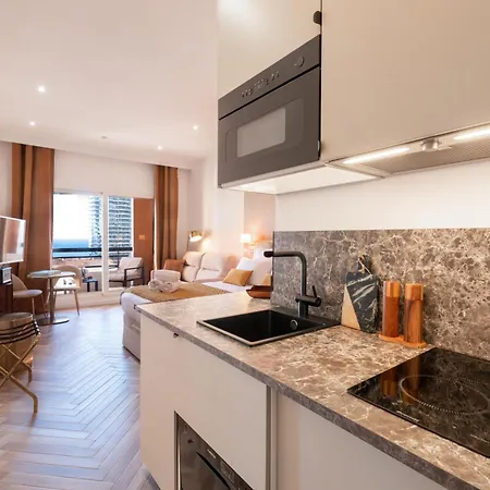 Apartment Monaco Border Luxury - Sea View - Pool Beausoleil