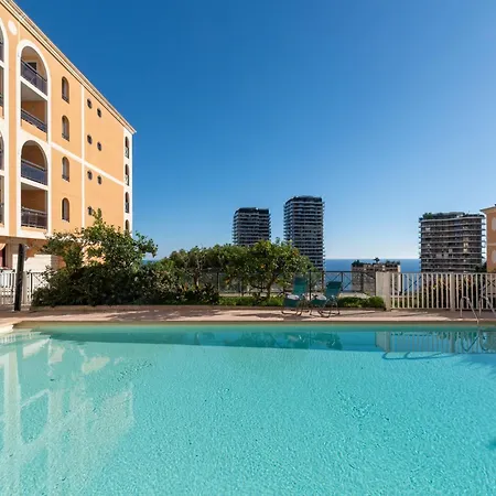 Apartment Monaco Border Luxury - Sea View - Pool Beausoleil